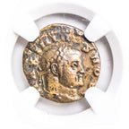 Maximinus II BI Quarter-Nummus AD 310-313 NGC F Ancient Roman Coin — image 2