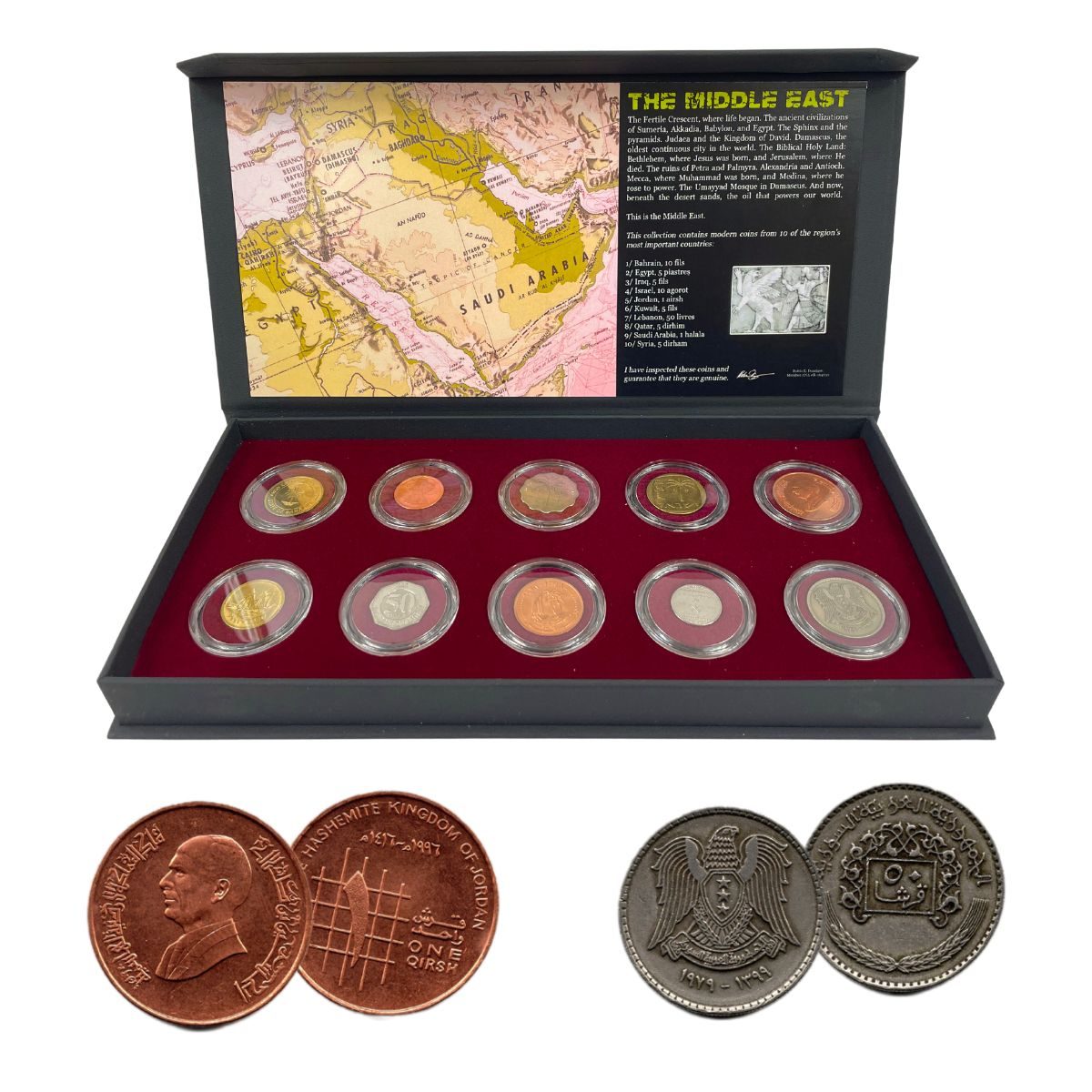 The Middle East: 10 Coin Boxed Set