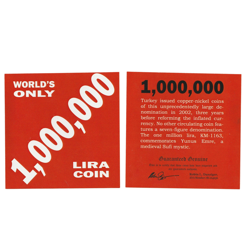 World’s Only 1,000,000 Lira Coin (Mini Album) - image 5