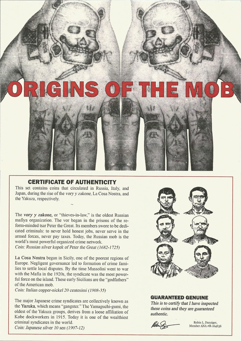 Origins of the Mob: A Set of Three Coins (Album) - image 5