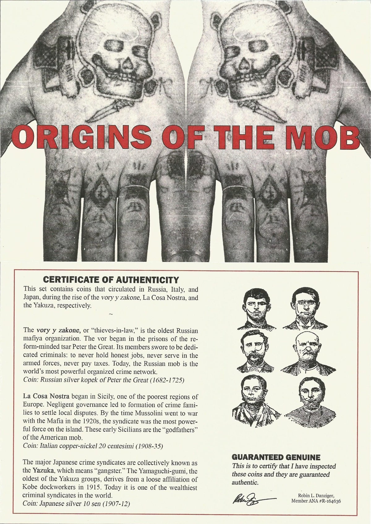 Origins of the Mob: A Set of Three Coins (Album) - image 5