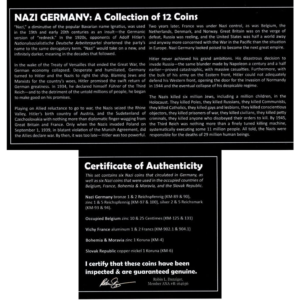 Nazi Germany: A Boxed Collection of 12 Coins (Twelve-Coin Boxed Set) - image 4