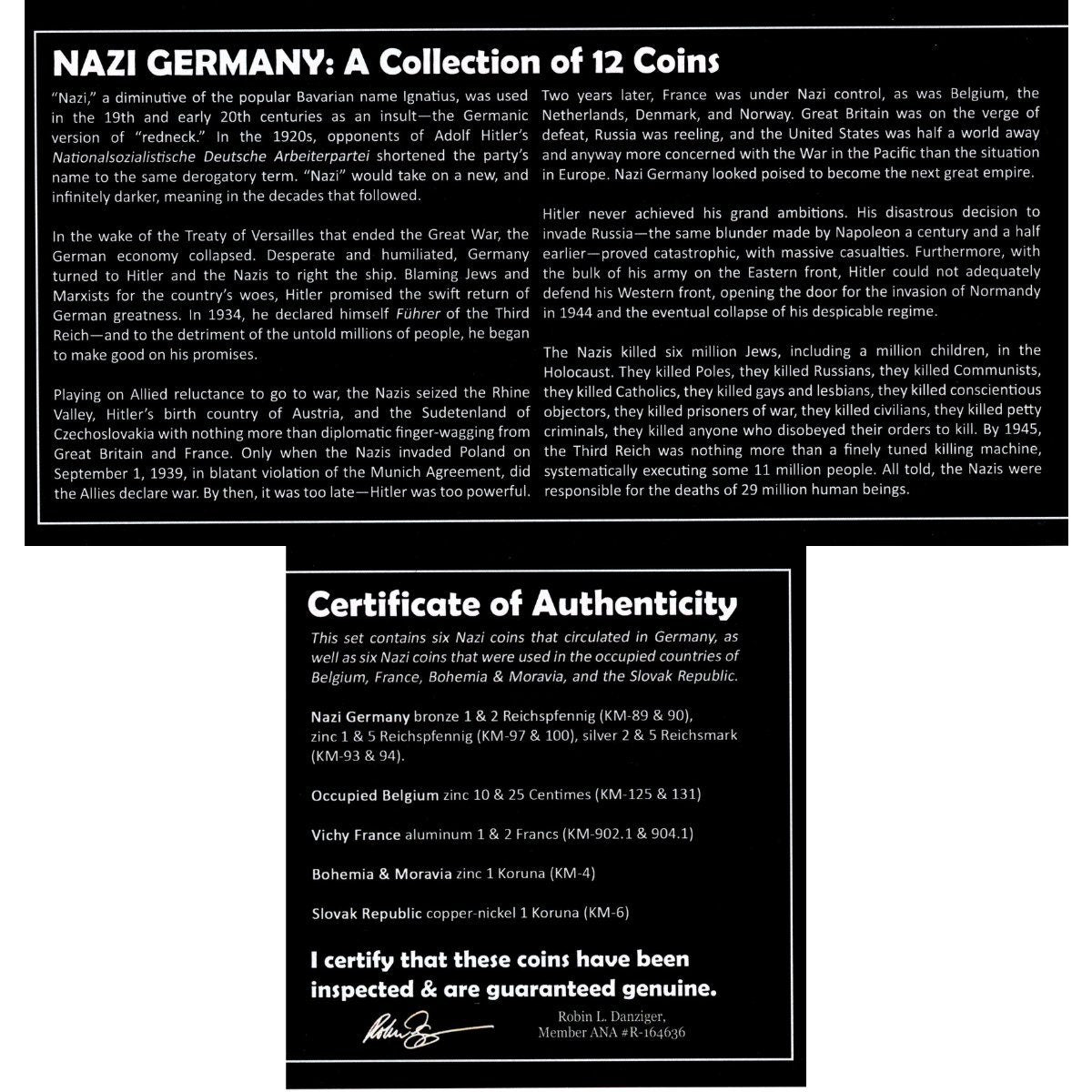 Nazi Germany: A Boxed Collection of 12 Coins (Twelve-Coin Boxed Set) - image 4