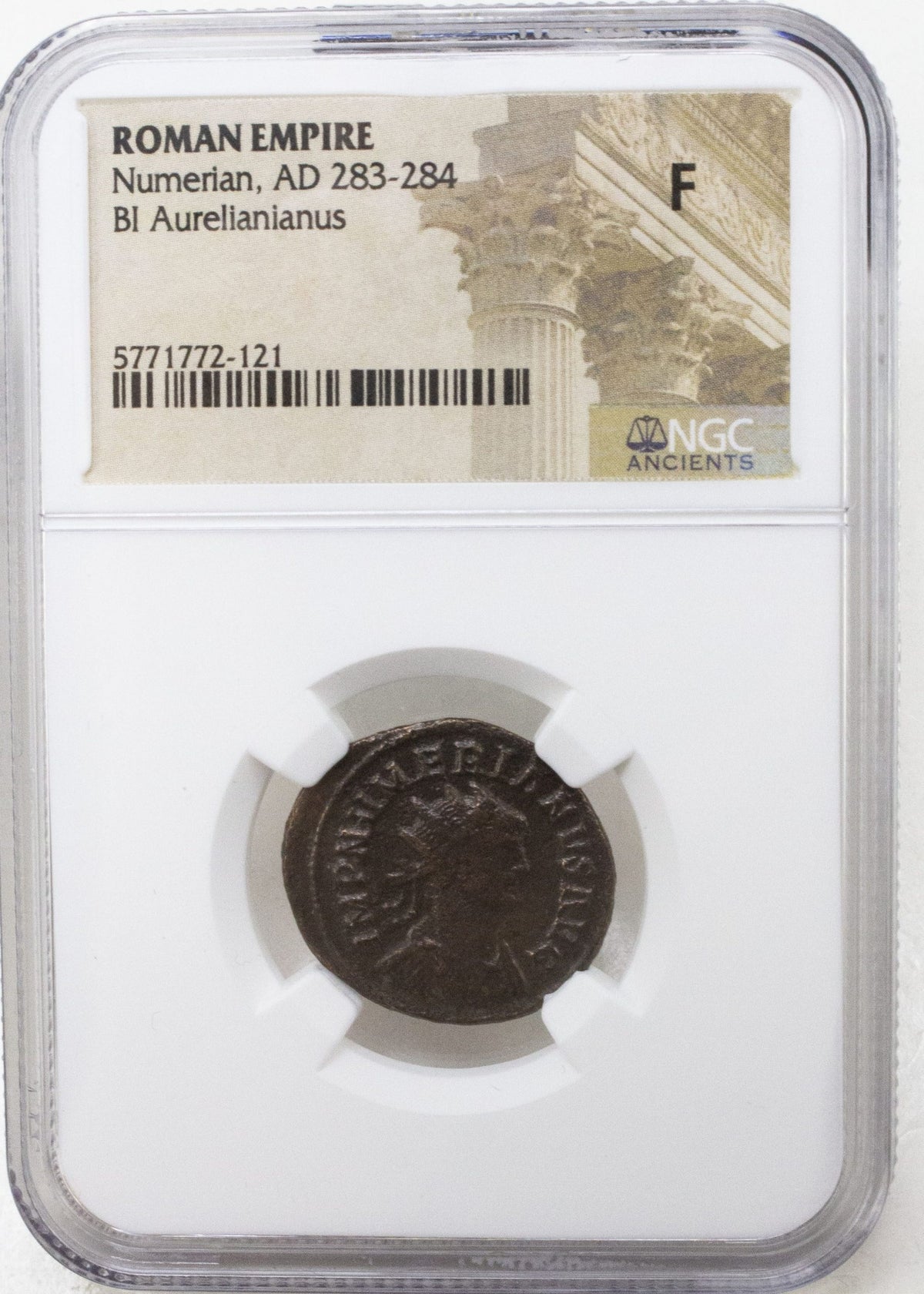 Numerian BI Aurelianianus AD 283-284 NGC F Coin