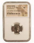 Numerian BI Aurelianianus AD 283-284 NGC VF Ancient Roman Coin — image 4