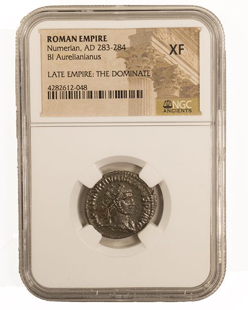 Numerian BI Aurelianianus AD 283-284 NGC XF Ancient Roman Coin — image 4