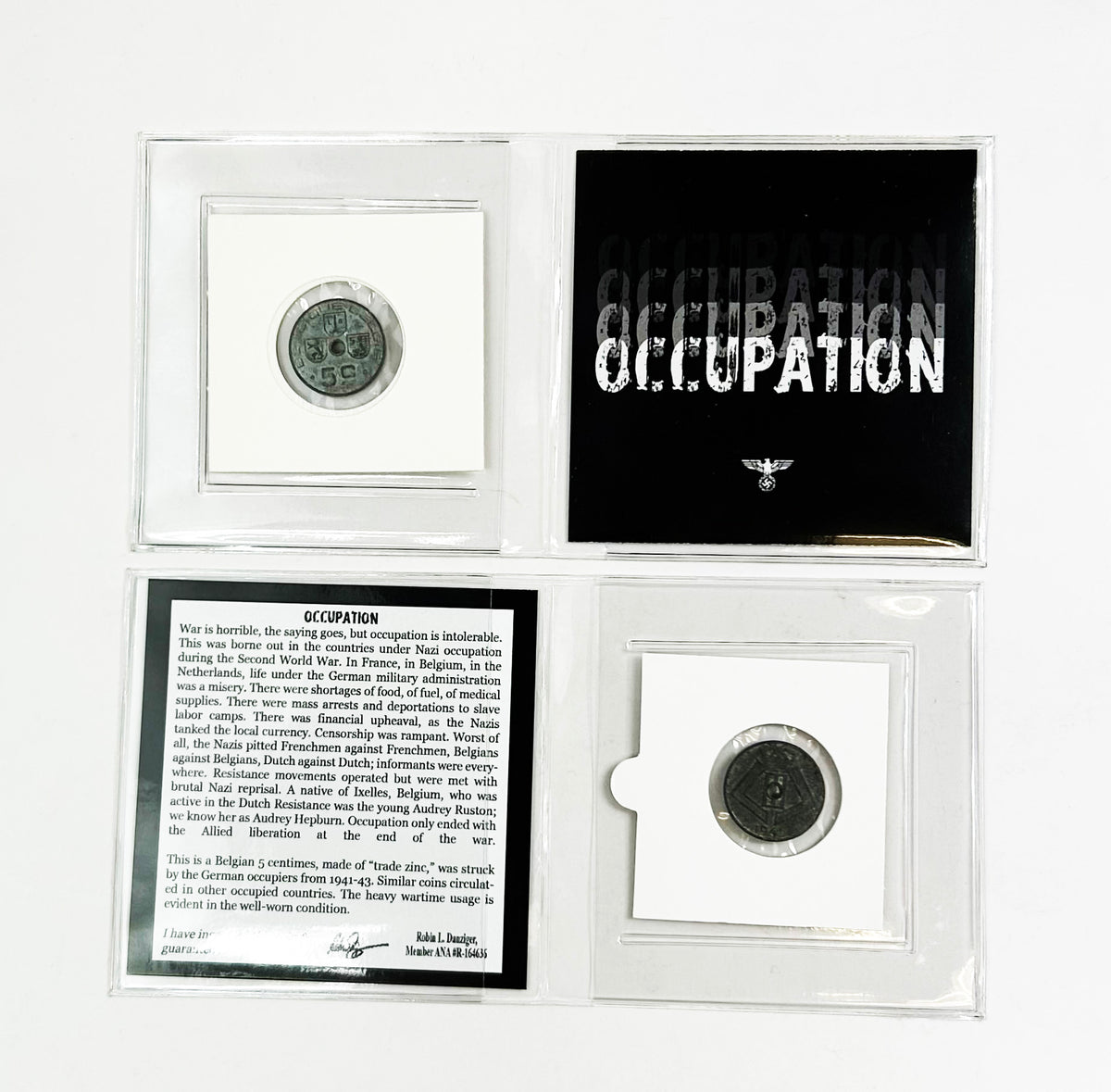 Occupation: World War II Coin from Occupied Belgium (mini album)
