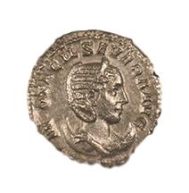 Otacilia Severa Silver Antoninianus AD 244-249 NGC VF Ancient Roman Coin — image 2