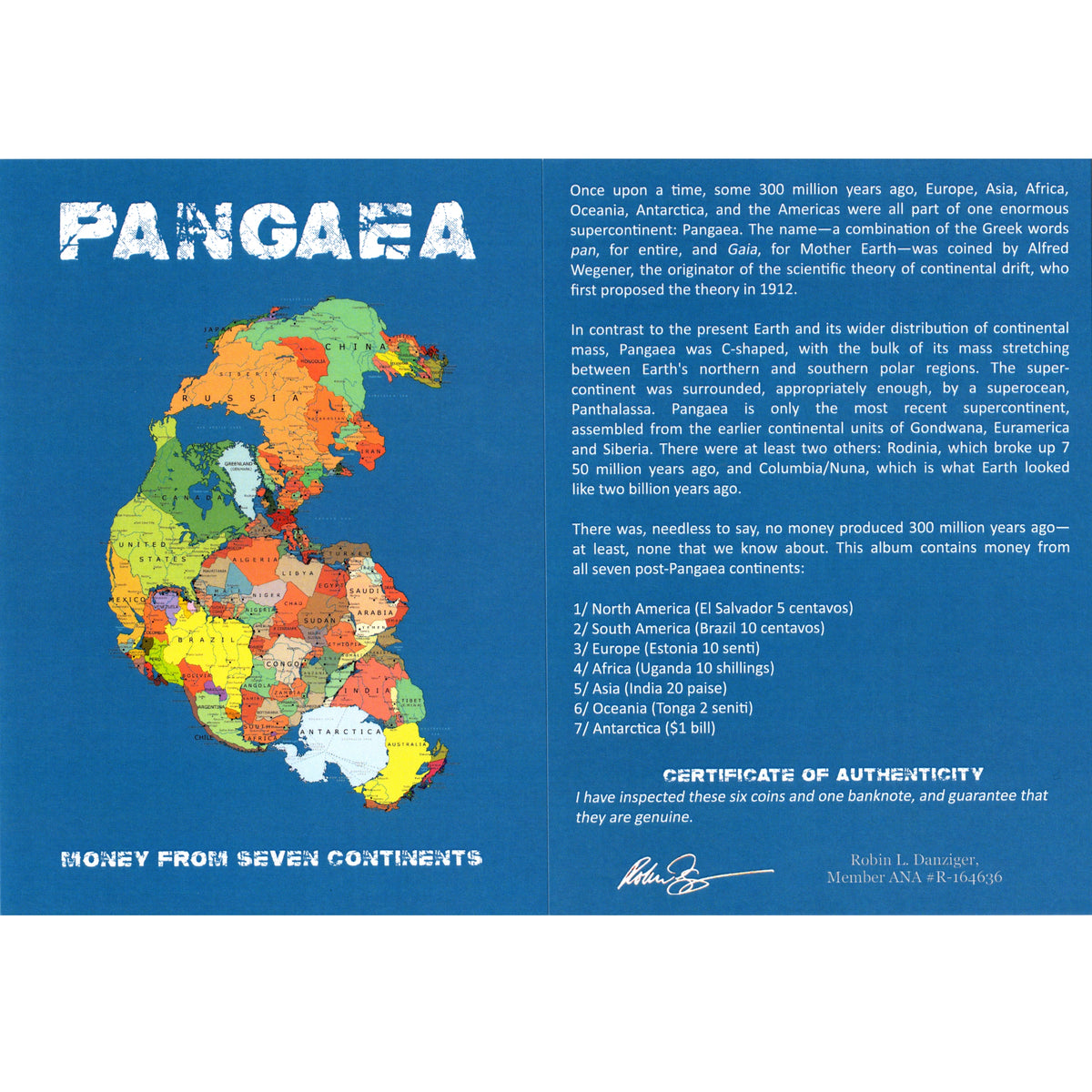 Pangaea: Money of the Seven Continents (album) - image 5