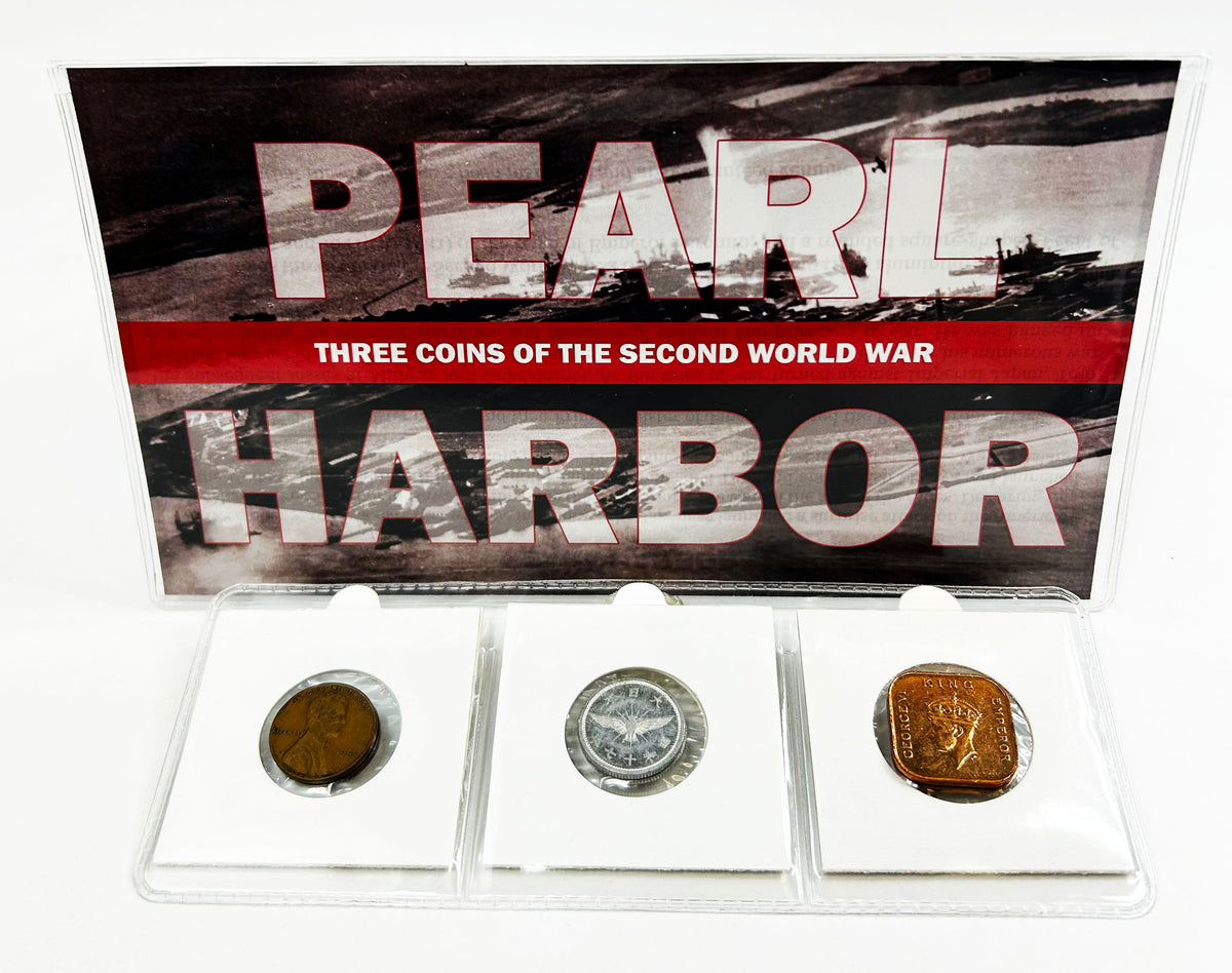 Pearl Harbor: Three Coins of World War II (letterbox folder)
