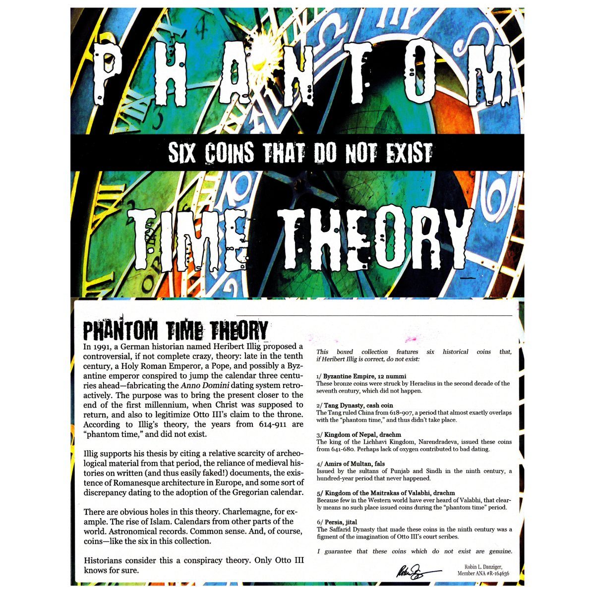 Phantom Time Theory: Six Coins That Do Not Exist (boxed set) - image 3