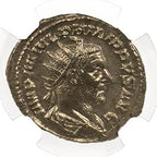 Philip I (AD 244–249) Roman Empire AR Antoninianus NGC AU representative stock photograph 3