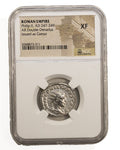 Philip II AR Double-Denarius AD 247-249 NGC XF Ancient Roman Coin