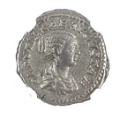 Plautilla Silver Denarius AD 202-205 NGC VF Ancient Roman Coin — image 2