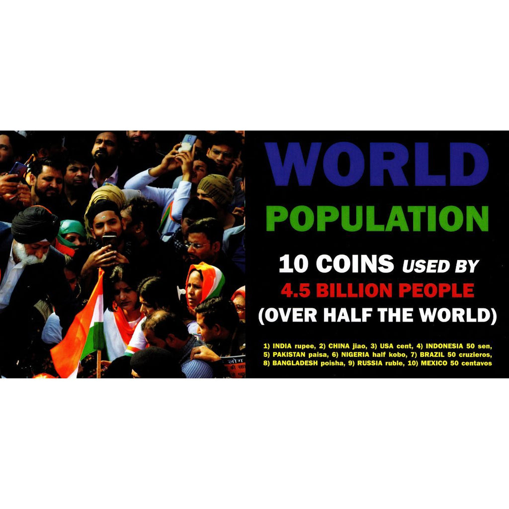 World Population: 10 Coins used by 4.3 Billion People (Over Half the World) - image 3
