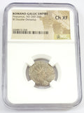 Postumus BI Double-Denarius AD 260-269 NGC CH-XF Romano-Gallic Coin