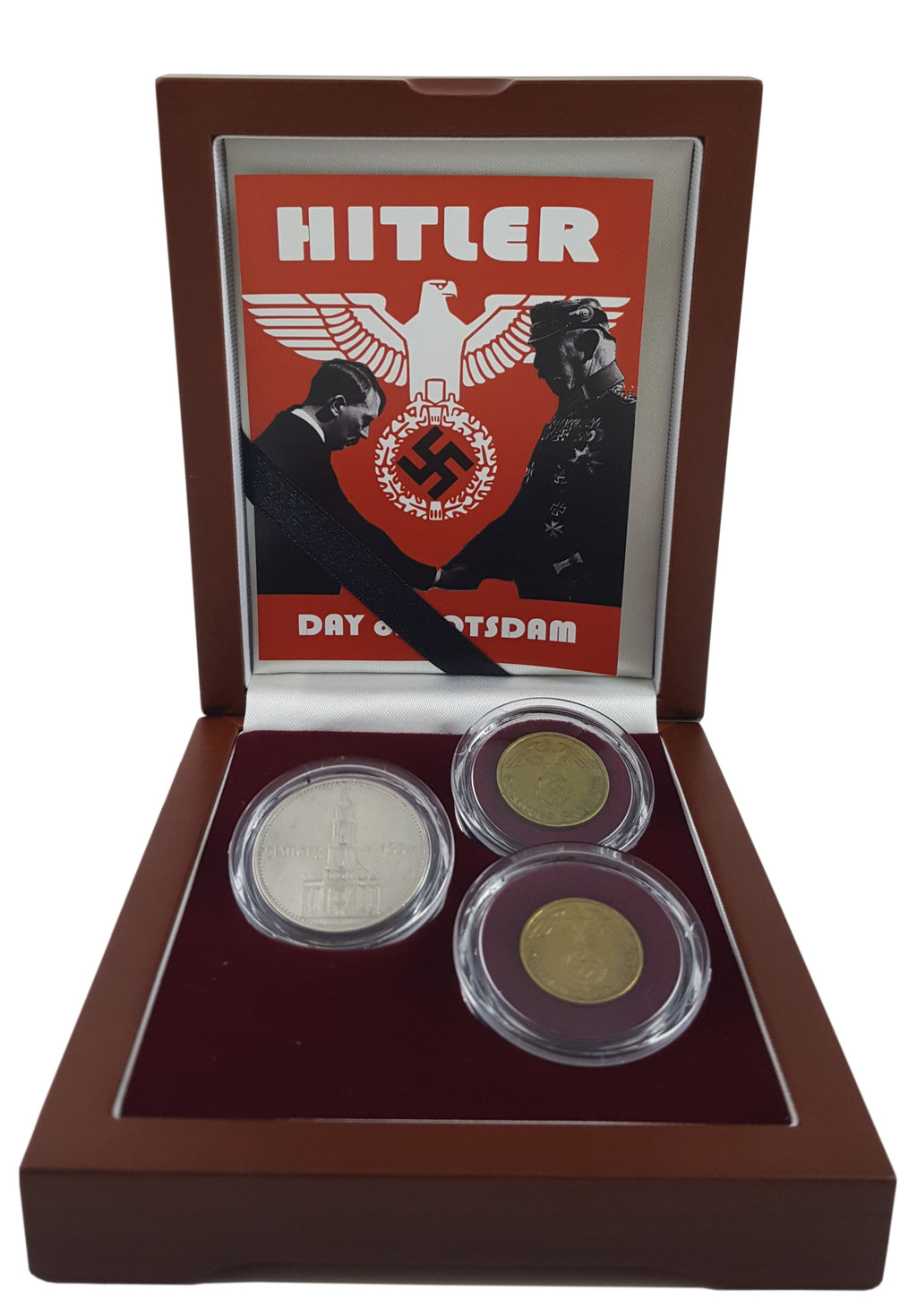 Rise of Hitler: Day of Potsdam. Three-coin boxed collection. LIMITED EDITION. - image 2