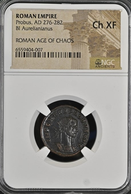 Probus BI Antoninianus AD 276-282 NGC Ch XF Ancient Roman Coin