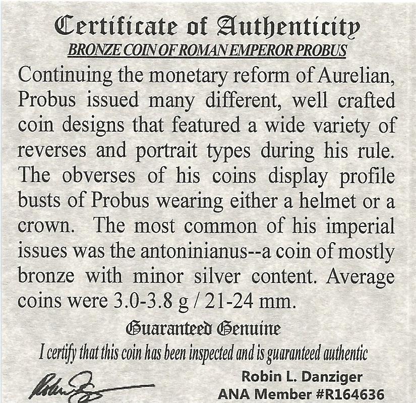 Probus Box: Father Of Modern Europe’s Wine Industry (One-Coin Box) - image 5