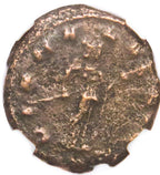 Quintillus Bronze Antoninianus AD 270 NGC F Ancient Roman Coin — image 2