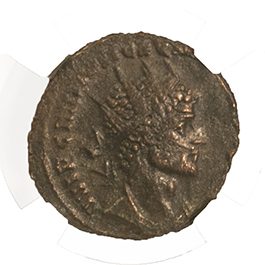 Quintillus Bronze Antoninianus AD 270 NGC VF Ancient Roman Coin — image 2