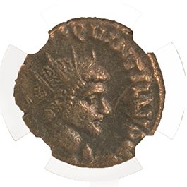Quintillus Bronze Antoninianus AD 270 NGC XF Ancient Roman Coin — image 2