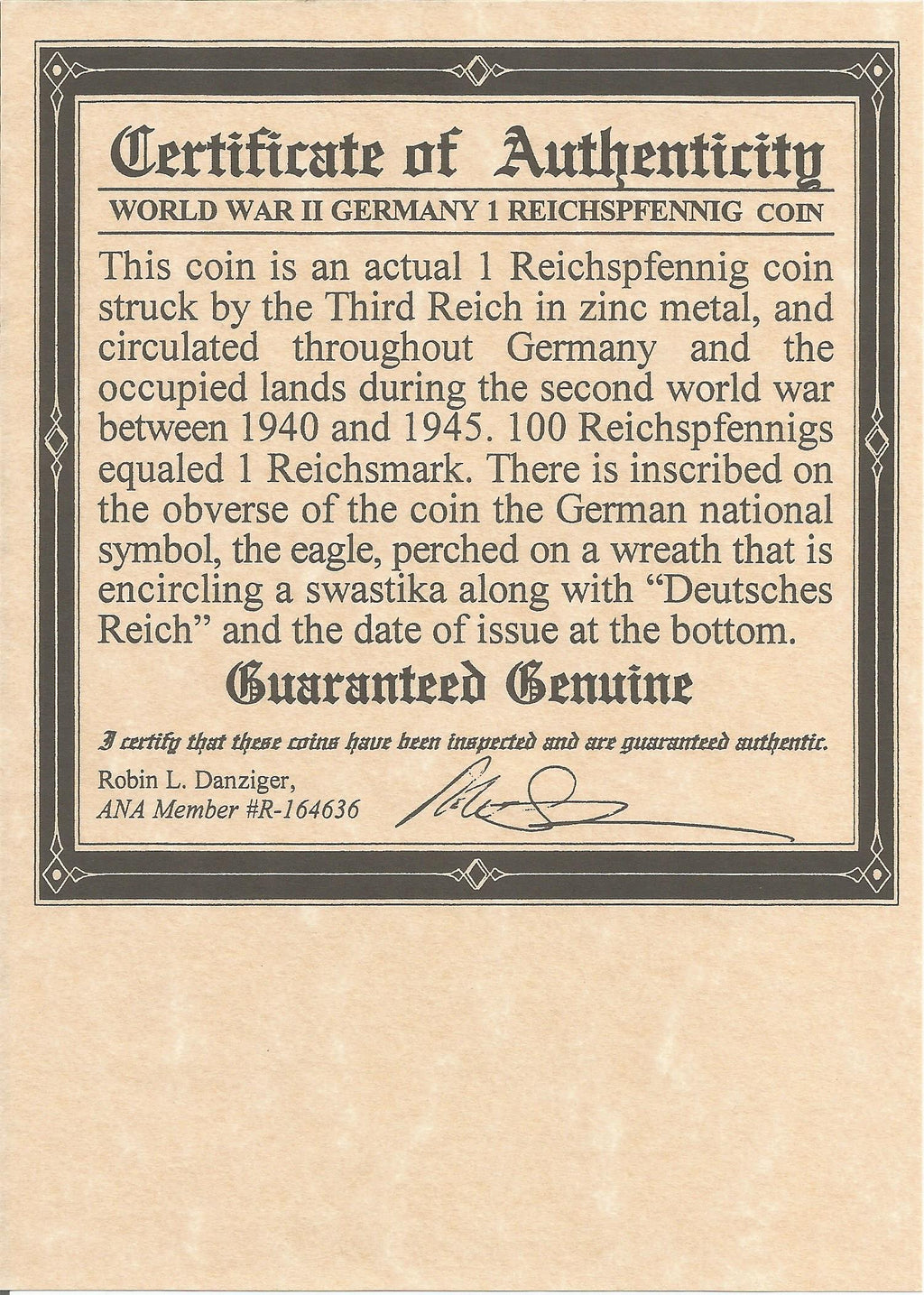 Nazi Germany: Reichpfennig Coin (Album) - image 4