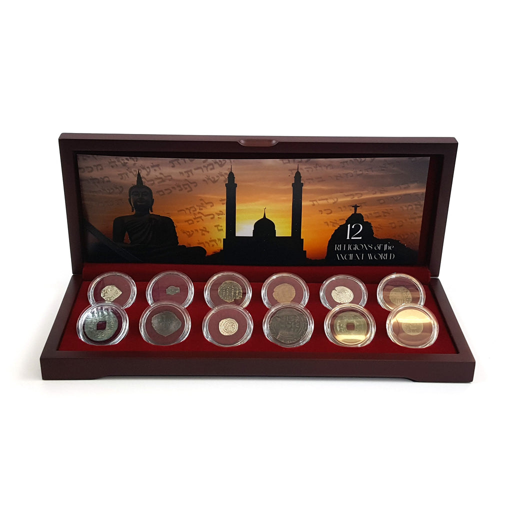 Religions of The Ancient World: Box of 12 Ancient Coins (Twelve-Coin Boxed Set)