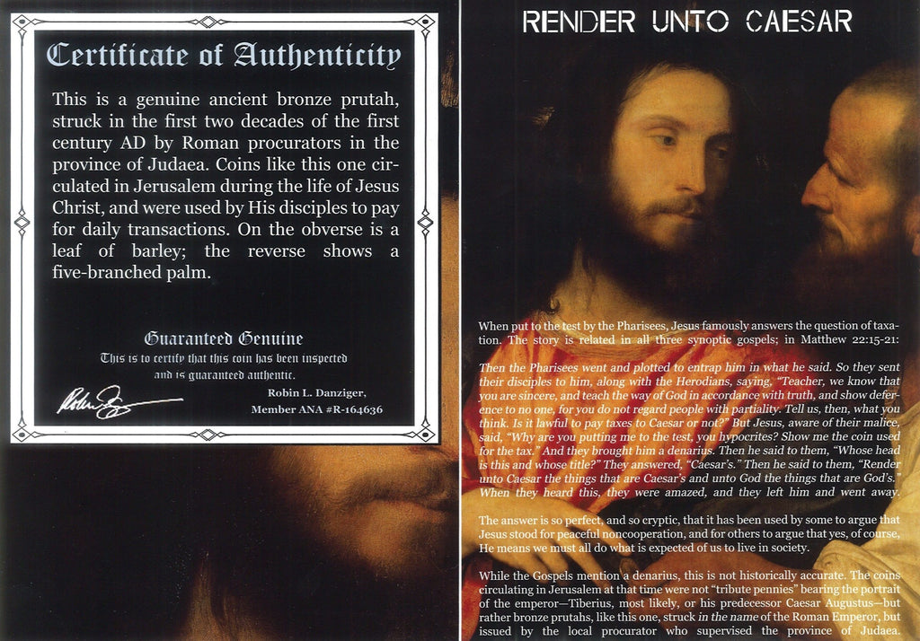 Render Unto Caesar: Judaean coins of the Augustus procurators (album) - image 5