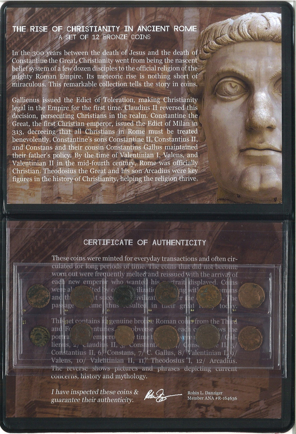 Rise of Christianity in Ancient Rome: 12 Bronze Coins - image 2