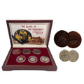 Blood of the Romanovs: Box of 6 of the Last Russian Coins Issued by the Romanov