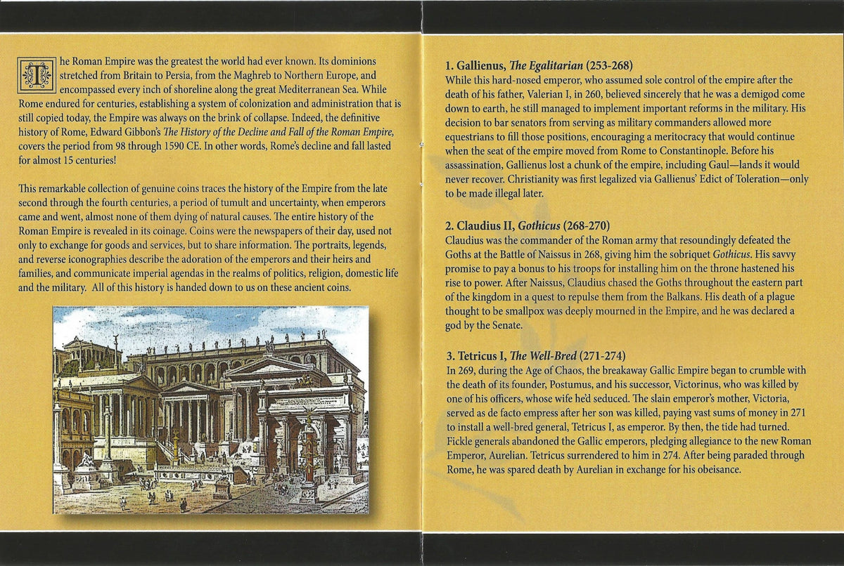 The Decline and Fall of the Roman Empire: Box of 20 Bronze Coins of Ancient Rome - image 8