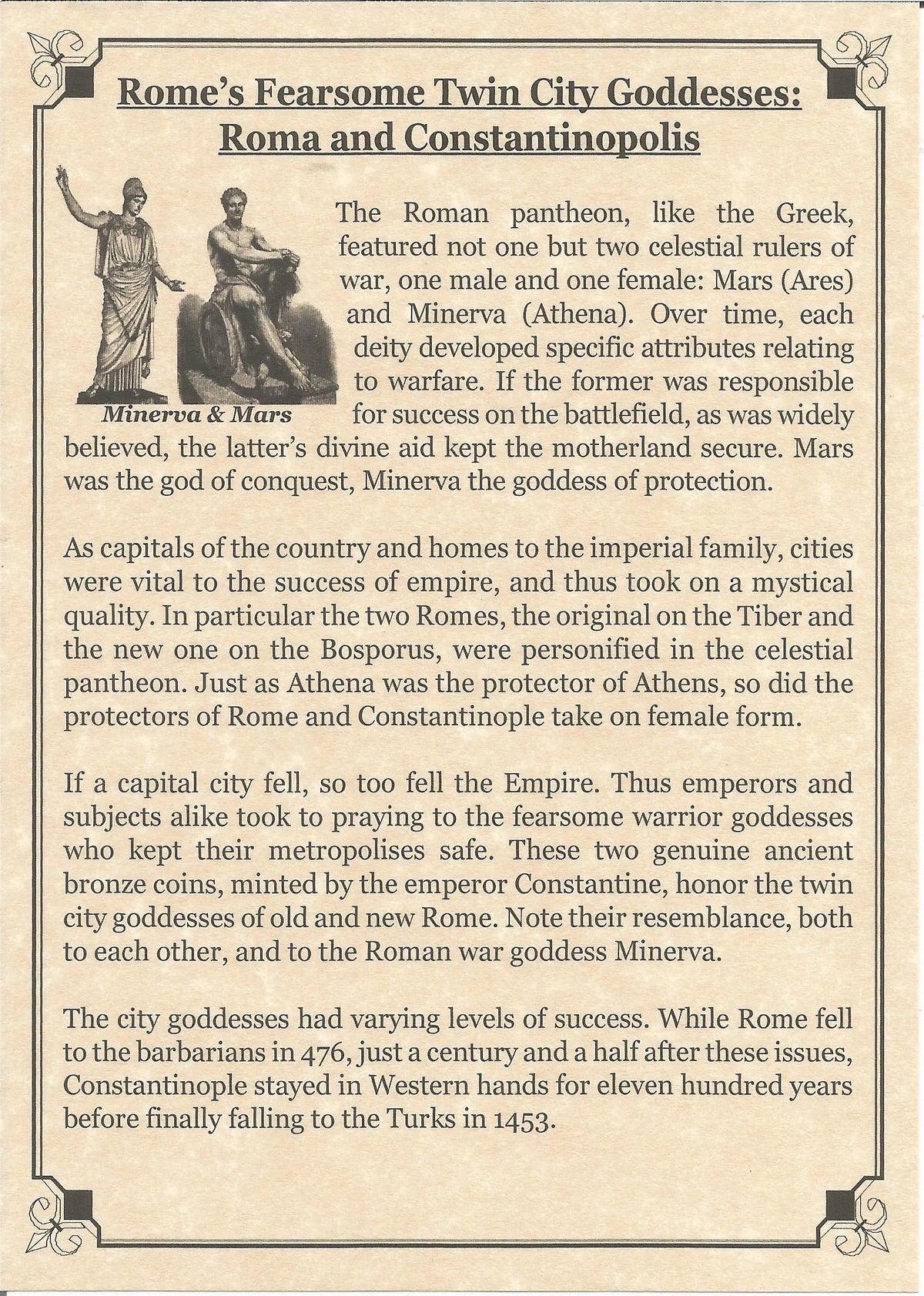 Twin City Goddesses: Roma and Constantinopolis (Album) - image 3