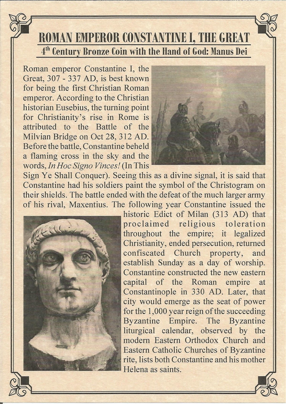 Roman Emperor Constantine “Hand Of God” (Album) - image 3