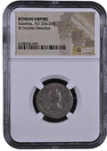 Salonina BI Double-Denarius AD 254-268 NGC Encapsulated Roman Coin