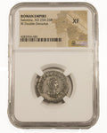 Salonina BI Double-Denarius AD 254-268 NGC XF Ancient Roman Coin