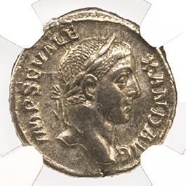 Severus Alexander AR Denarius AD 222-235 NGC XF Ancient Roman Coin — image 2