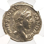Severus Alexander AR Denarius AD 222-235 NGC XF Ancient Roman Coin — image 2
