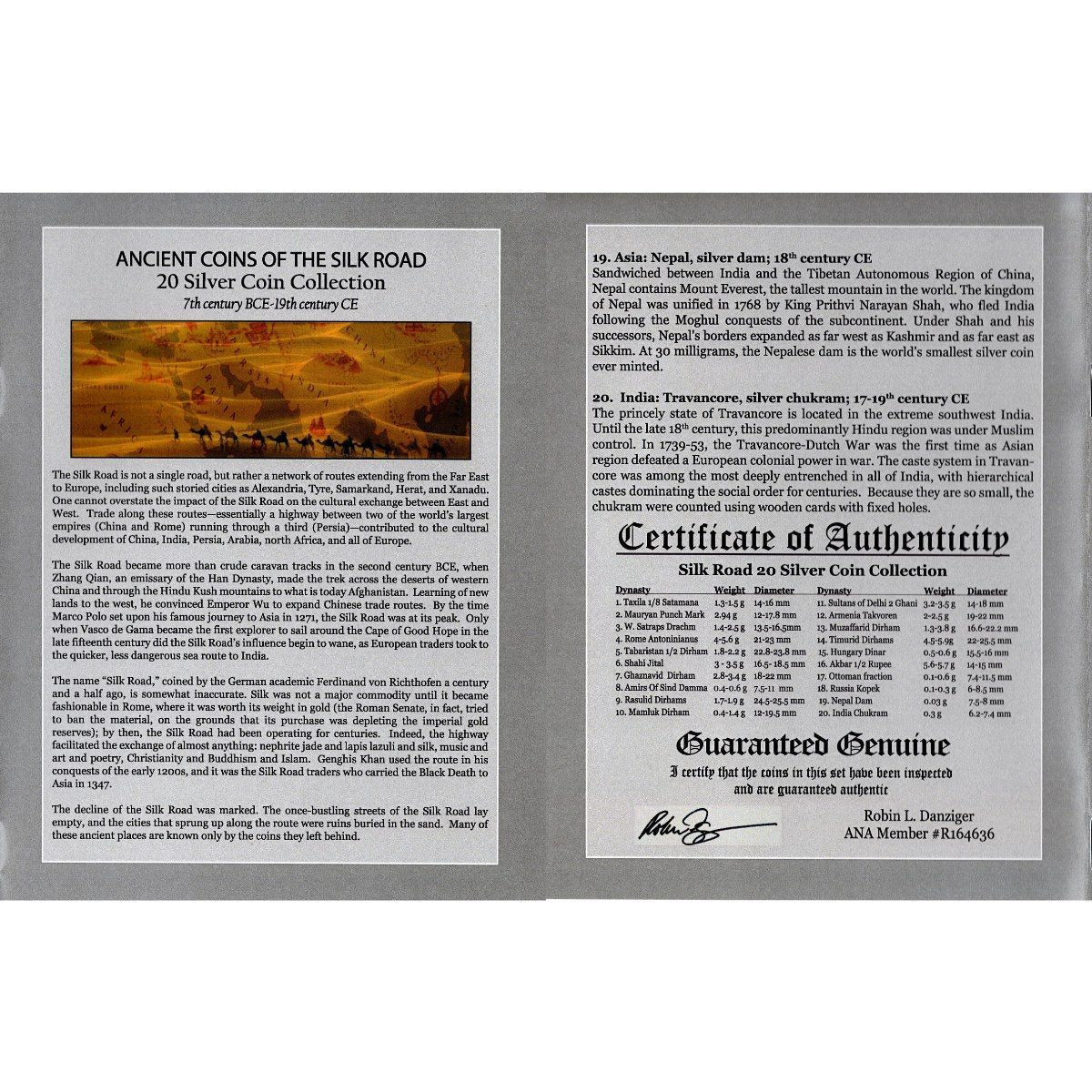 Ancient Coins of the Silk Road (Twenty-Coin Boxed Set) - image 3