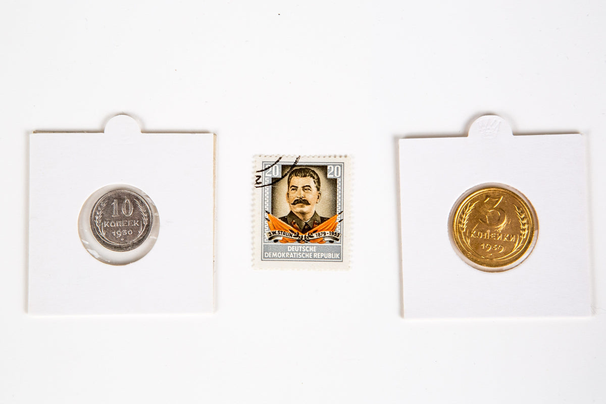 Josef Stalin Album (2 Coins, 1 Stamp) - image 4
