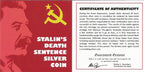 Stalin’s Death Sentence Silver Coin (Mini Album) - image 4