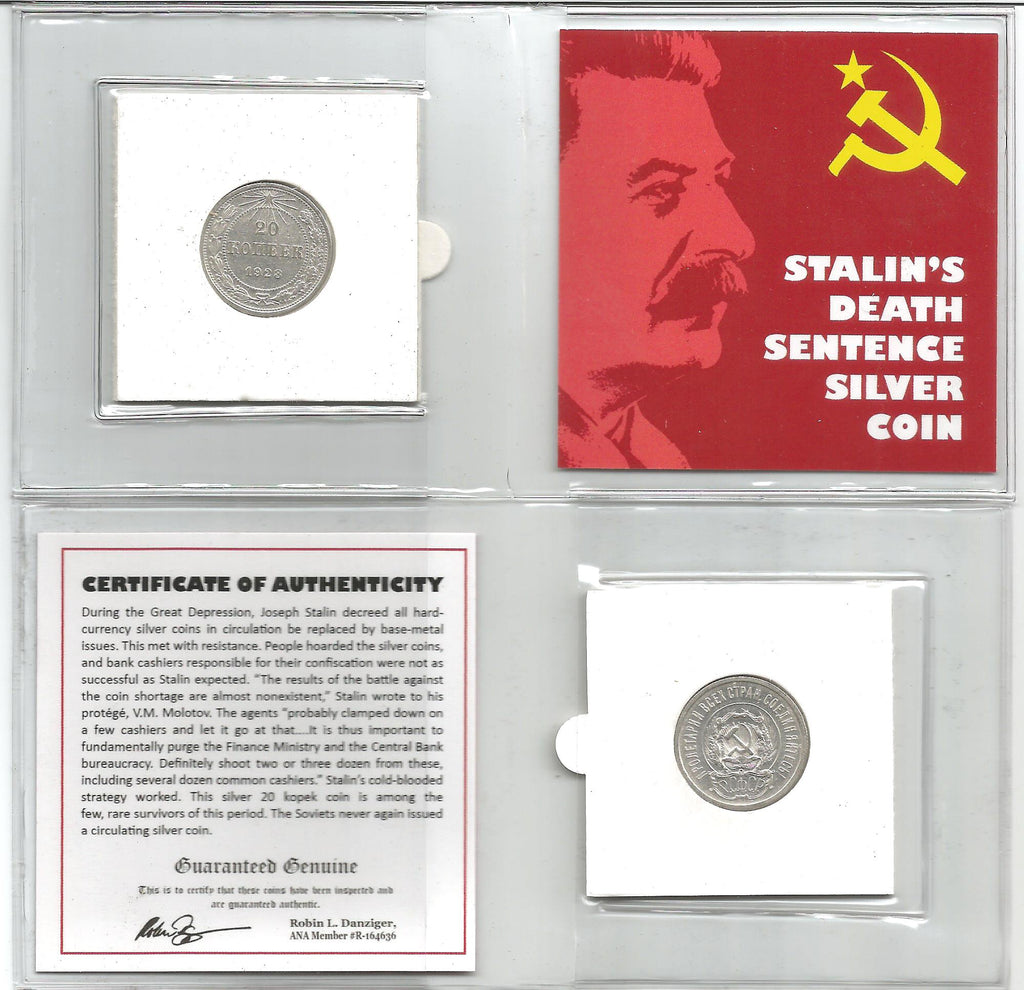 Stalin’s Death Sentence Silver Coin (Mini Album)