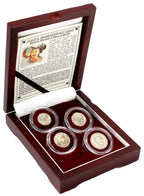 Stalin’s “Death Sentence” Coins: Box of 4 Russian Silver Coins (Four-Coin Box)