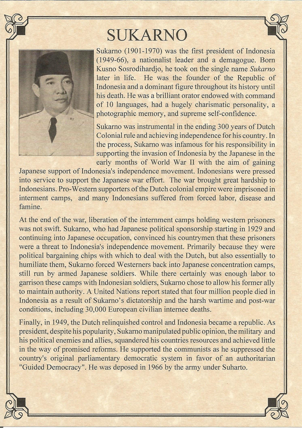 Sukarno: Dictator Of Indonesia (Album) - image 2