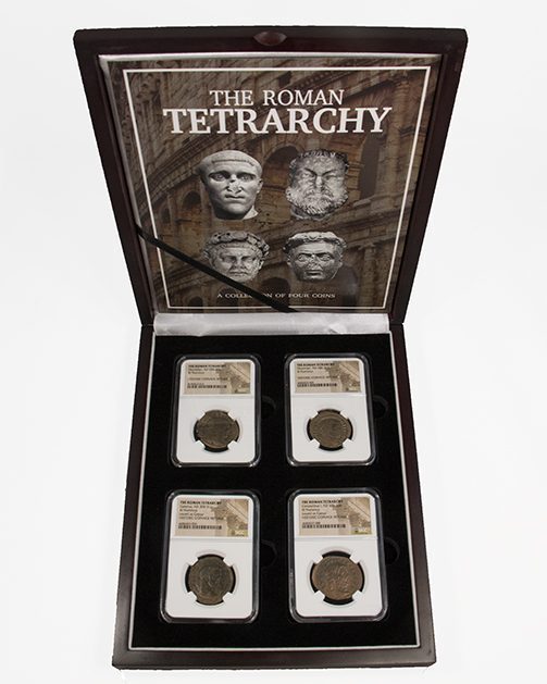 The Roman Tetrarchy: A Collection of Four NGC-Slabbed Coins (VF) (Four-Coin Box) - image 3