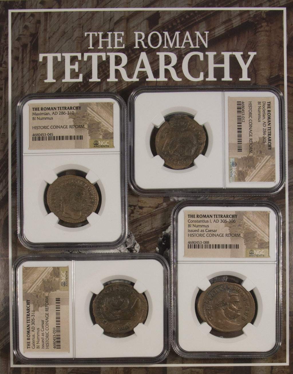 The Roman Tetrarchy: A Collection of Four NGC-Slabbed Coins (VF) (Four-Coin Box) - image 6