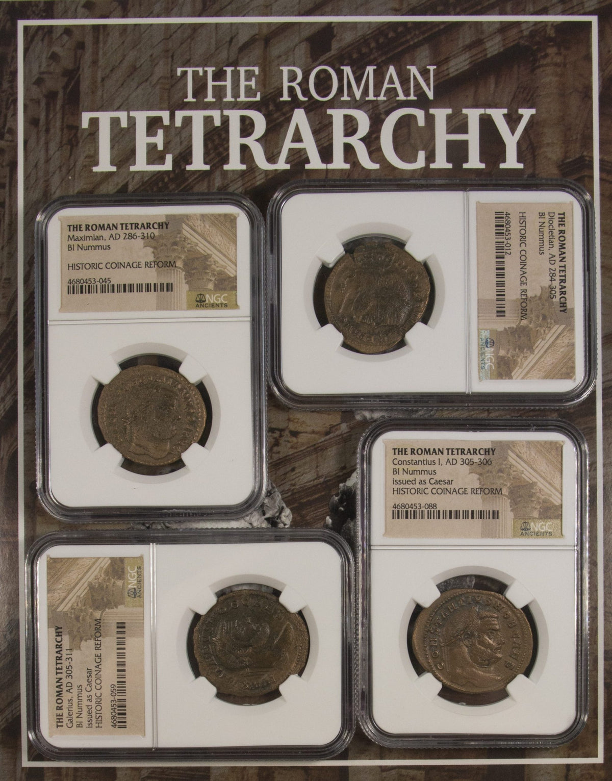 The Roman Tetrarchy: A Collection of Four NGC-Slabbed Coins (VF) (Four-Coin Box) - image 6