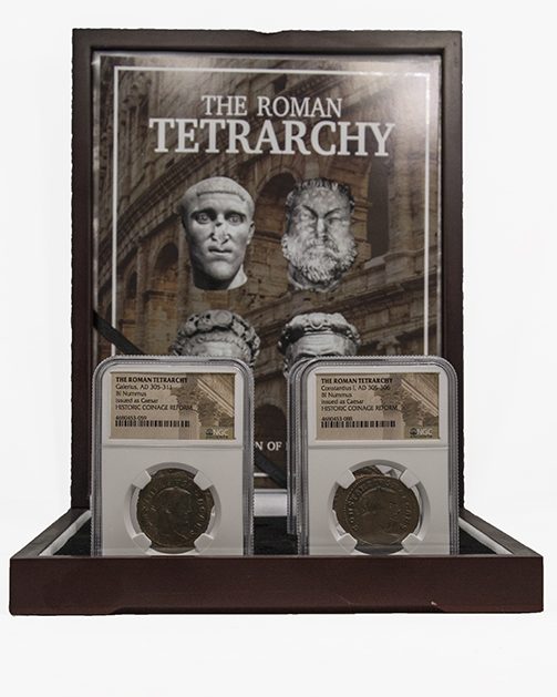 The Roman Tetrarchy: A Collection of Four NGC-Slabbed Coins (VF) (Four-Coin Box) - image 2