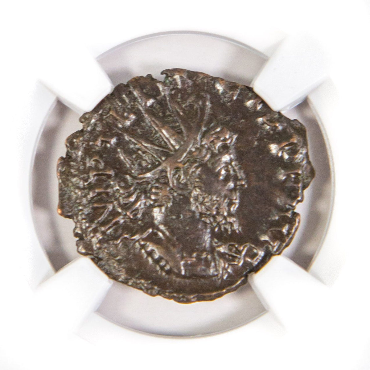 Tetricus I BI Double-Denarius AD 271-274 NGC AU Ancient Roman Coin — image 2