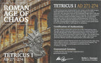 Tetricus I BI Double-Denarius AD 271-274 NGC AU Ancient Roman Coin — image 3